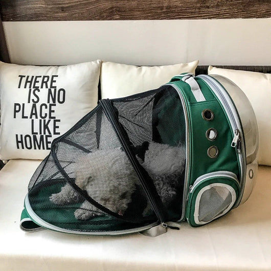 Mochila Transportadora para Gatos - Expandible con Ventanas Transparentes - Image 12