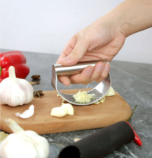 Prensa de Ajo Profesional de Acero Inoxidable - Trituradora Manual de Ajo y Jengibre - Image 15