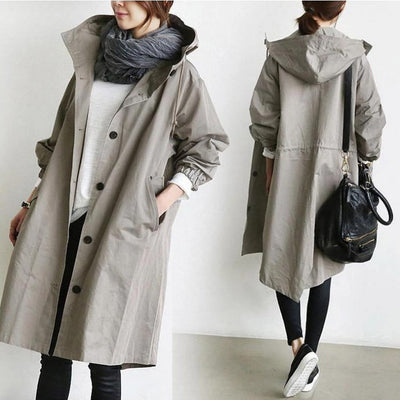 Chamarra Cortaviento Casual para Mujer - Manga Larga Ajustada a la Cintura - Image 15