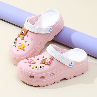 Sandalias Tipo Muffin con Plataforma para Mujer - Pantuflas de Exterior con Cobertura - Image 8