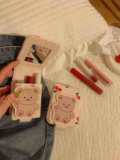 Kit de Labiales Mini Osito con Espejo Portátil - Image 16