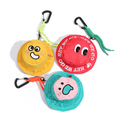 Bolsa Portaauriculares con Diseño de Carita Sonriente - Llavero Compacto - Image 14
