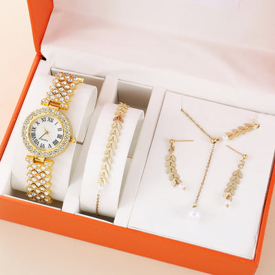 Reloj de Lujo para Mujer con Cristales Brillantes y Pulsera Ajustable - Image 12