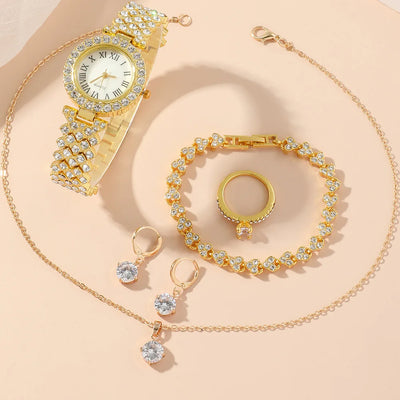 Reloj de Lujo para Mujer con Cristales Brillantes y Pulsera Ajustable - Image 15