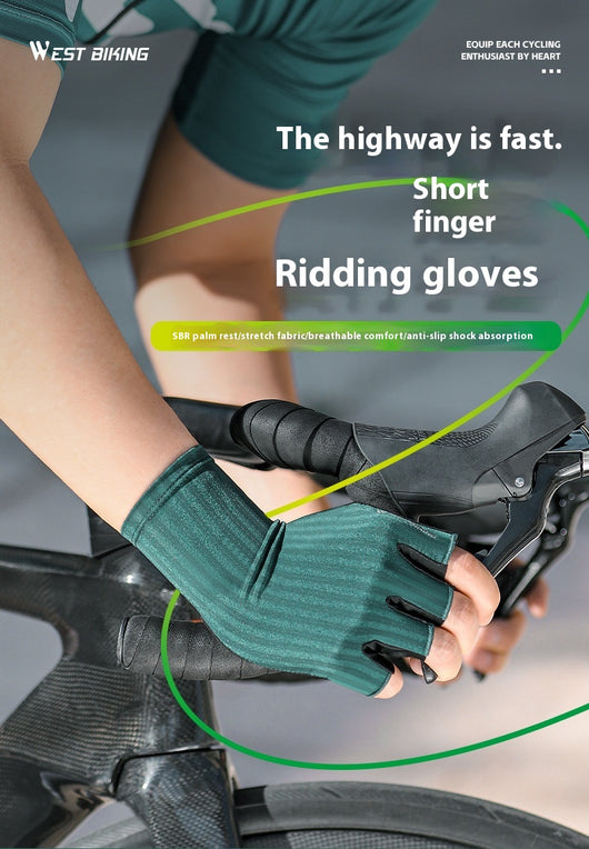 Guantes de Ciclismo sin Dedos con Absorción de Impactos y Transpirabilidad - Image 12