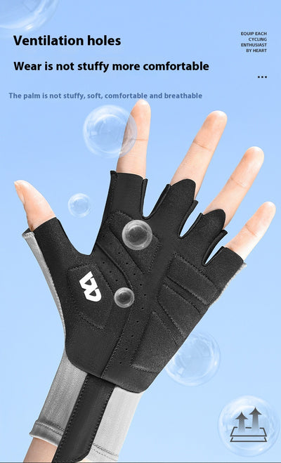 Guantes de Ciclismo sin Dedos con Absorción de Impactos y Transpirabilidad - Image 13