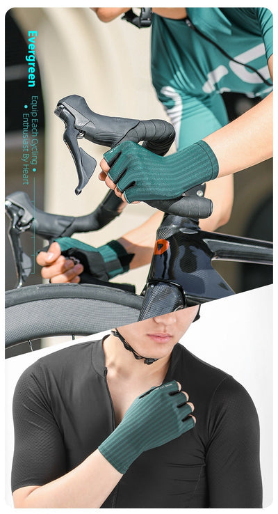 Guantes de Ciclismo sin Dedos con Absorción de Impactos y Transpirabilidad - Image 21