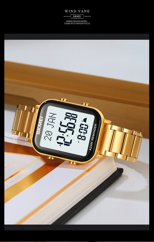 Reloj Cuadrado de Acero Multifuncional para Hombre - Image 11