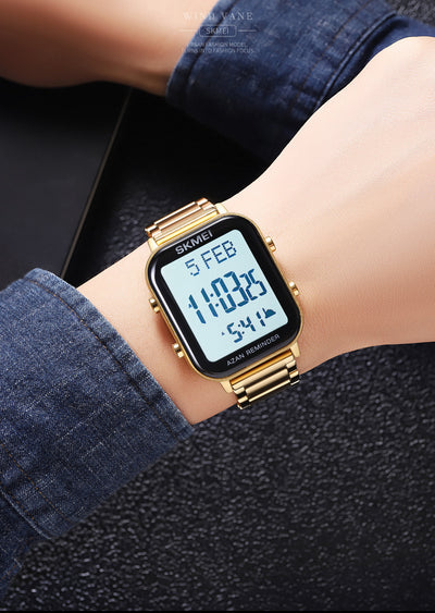 Reloj Cuadrado de Acero Multifuncional para Hombre - Image 13