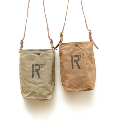 Bolso Diagonal Vintage Art Canvas con Cruces Lavado - Image 8