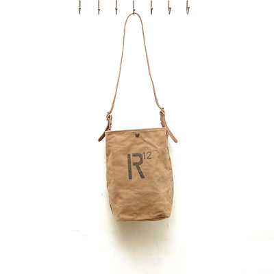Bolso Diagonal Vintage Art Canvas con Cruces Lavado - Image 11