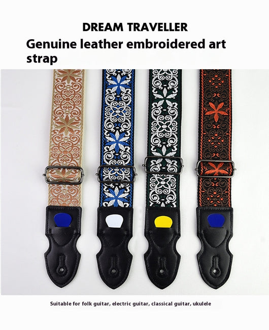 Correa de Guitarra de Cuero Artesanal - Diseño Personalizado para Guitarra Acústica y Eléctrica - Image 26