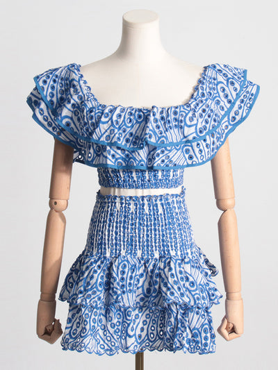 Blusa Corta de Madera Estilo Francés con Temperamento - Image 30