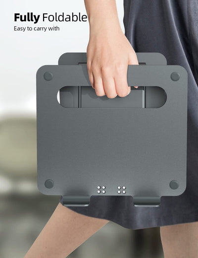 Soporte Ajustable para Laptop de Aluminio con Rotación 360° - Image 27