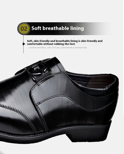 Zapatos de Cuero Elegantes con Bordado - Slip-on Puntiagudo para Hombre - Image 40