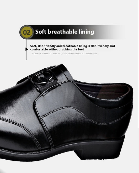 Zapatos de Cuero Elegantes con Bordado - Slip-on Puntiagudo para Hombre - Image 40