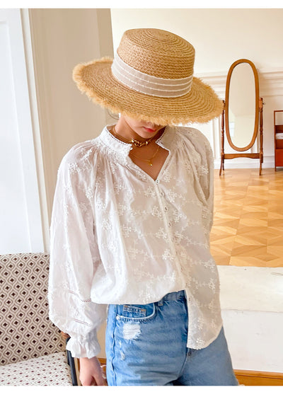 Blusa Francesa de Manga Larga Elegante Diseño Moderno - Image 25