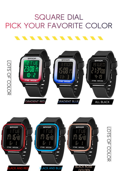Reloj Multifuncional Unisex con Alarma y Pantalla Digital - Image 13