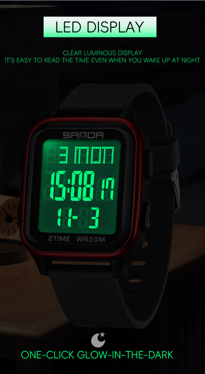 Reloj Multifuncional Unisex con Alarma y Pantalla Digital - Image 17