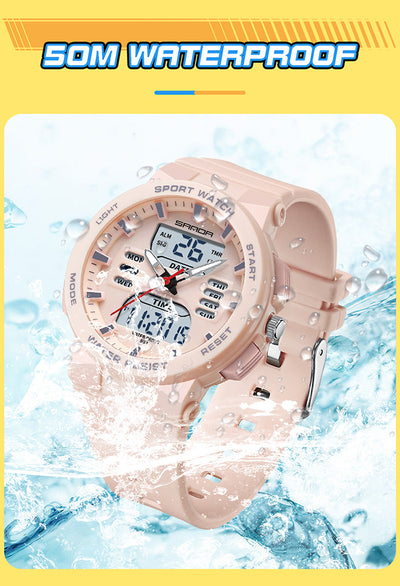 Reloj Deportivo Dual Display Luminoso Resistente al Agua - Image 10