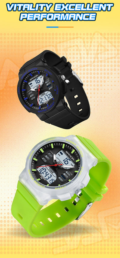 Reloj Deportivo Dual Display Luminoso Resistente al Agua - Image 11