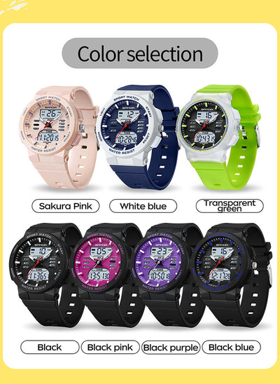 Reloj Deportivo Dual Display Luminoso Resistente al Agua - Image 12