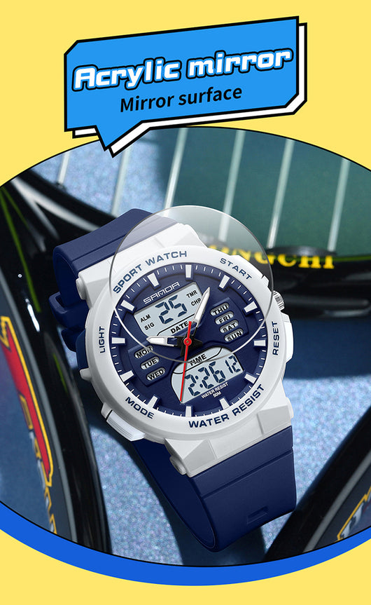 Reloj Deportivo Dual Display Luminoso Resistente al Agua - Image 13