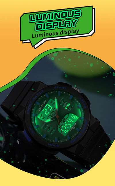 Reloj Deportivo Dual Display Luminoso Resistente al Agua - Image 14