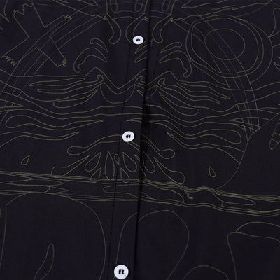 Camisa Suelta Estampada de Manga Corta para Hombre - Image 21