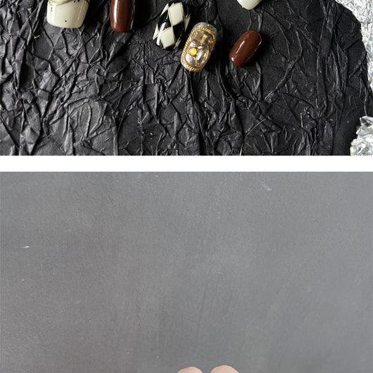 Protector de Pantalla Diamante Otoñal - Diseño Chocolate Negro Blanco Tejido - Image 33