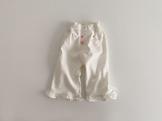 Pantalones Anchos de Niña con Detalle de Encaje y Oreja Retro - Moda Casual Primavera - Image 21