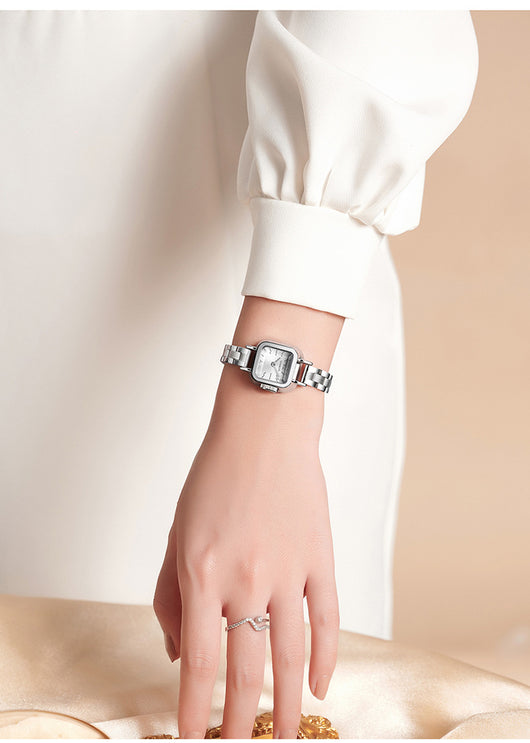 Reloj de Malla Cuarzo Diseño Minimalista con Números Romanos Resistente al Agua - Image 15