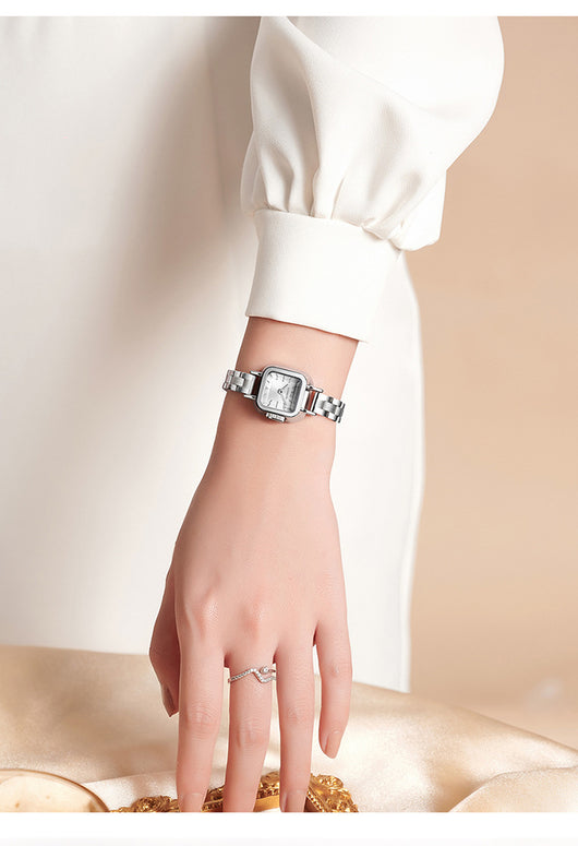 Reloj de Malla Cuarzo Diseño Minimalista con Números Romanos Resistente al Agua - Image 18