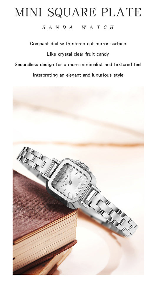 Reloj de Malla Cuarzo Diseño Minimalista con Números Romanos Resistente al Agua - Image 19