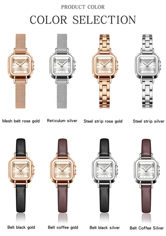 Reloj de Malla Cuarzo Diseño Minimalista con Números Romanos Resistente al Agua - Image 27