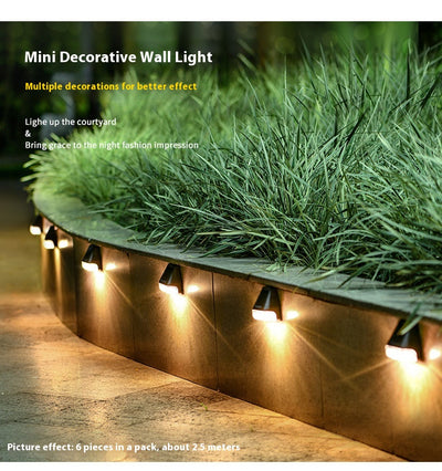 Luz LED Solar para Escaleras y Cercas - Lámpara Impermeable para Jardín - Image 6
