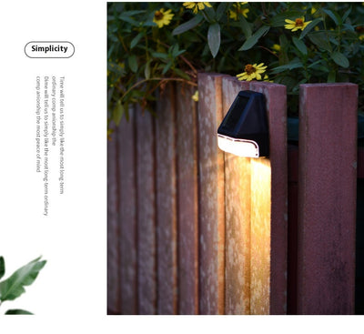 Luz LED Solar para Escaleras y Cercas - Lámpara Impermeable para Jardín - Image 7