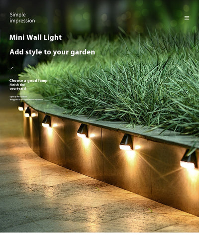 Luz LED Solar para Escaleras y Cercas - Lámpara Impermeable para Jardín - Image 11