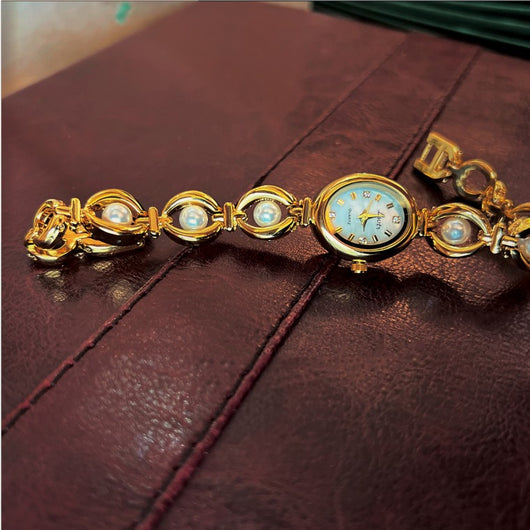 Reloj de Pulsera Elegante para Mujer con Perlas Imitación - Diseño Temperamental Lujo - Image 16