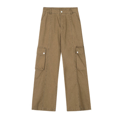 Pantalones Cargo Sueltos Estilo Punk Desgastados para Hombre - Image 30