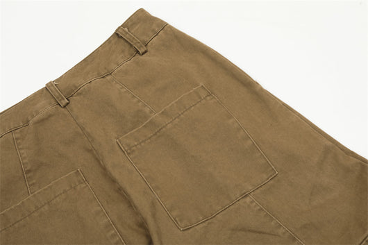 Pantalones Cargo Sueltos Estilo Punk Desgastados para Hombre - Image 31