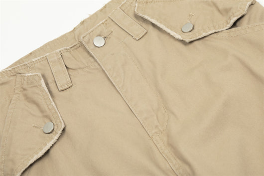 Pantalones Casuales Hombre Diseño Urbano Efecto Desgastado - Image 33