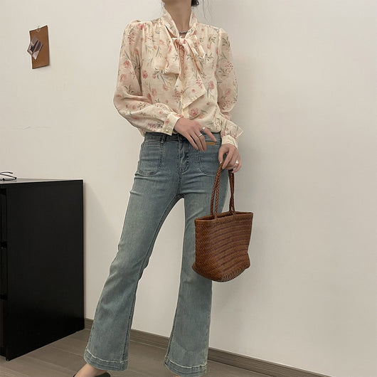Blusa Retro Floral Elegancia para Mujer - Image 10