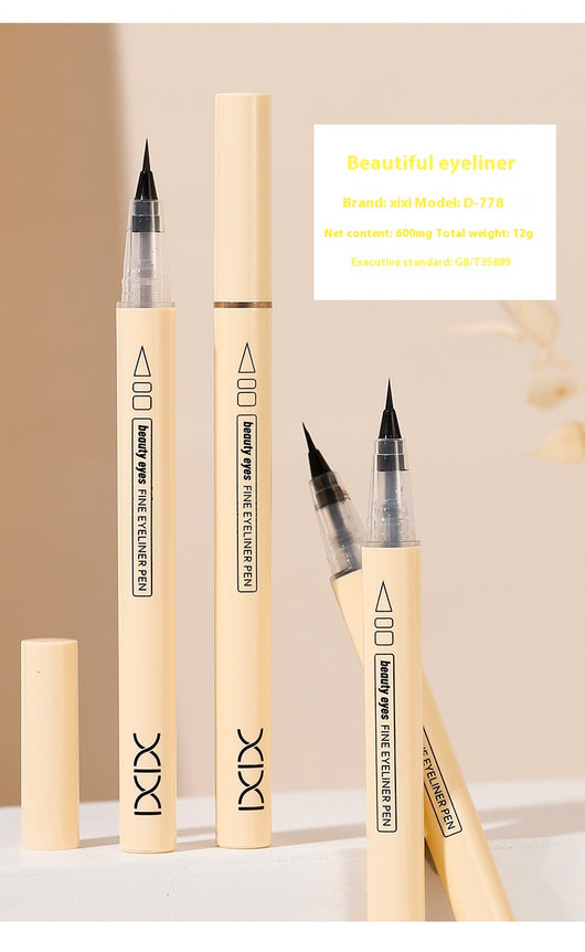 Delineador Ultrafino Impermeable Sin Transferencia - Maquillaje Profesional - Image 9