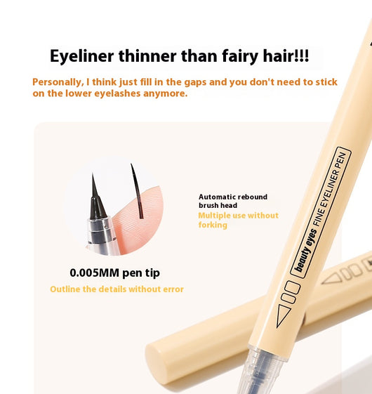 Delineador Ultrafino Impermeable Sin Transferencia - Maquillaje Profesional - Image 17