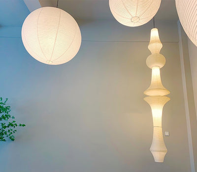 Pantalla de Papel Blanco para Lámpara - Dormitorio y Sala de Estar - Image 9