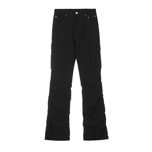 Pantalón Overol Denim con Pliegues - Diseño Moderno para Hombre - Image 21