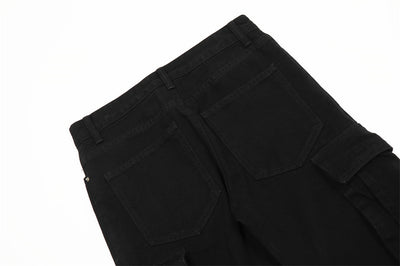 Pantalón Overol Denim con Pliegues - Diseño Moderno para Hombre - Image 24