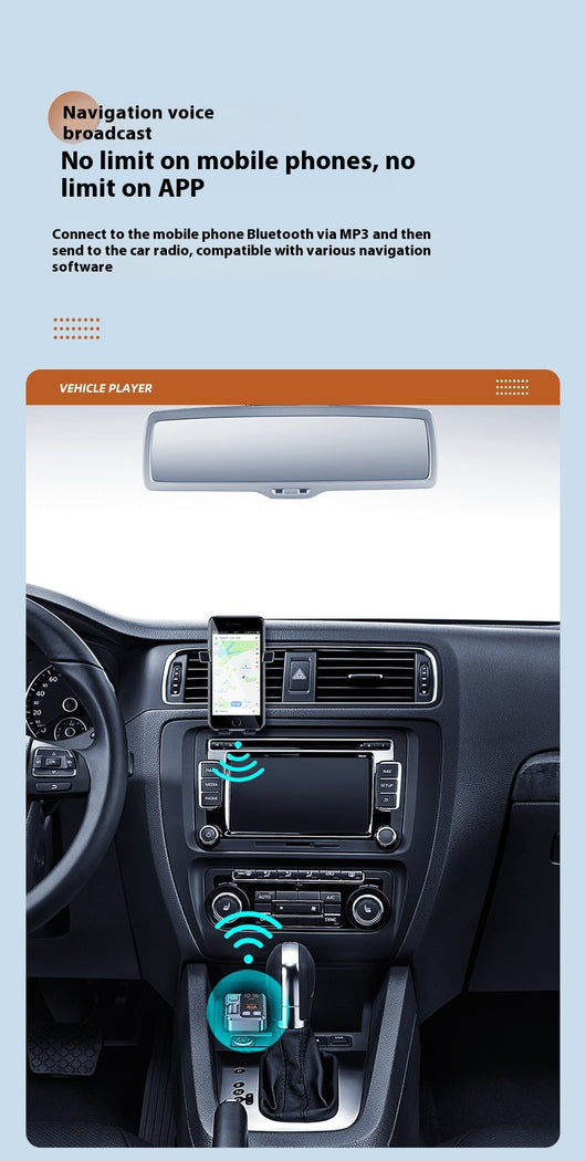 Receptor Bluetooth MP3 con Cargador Rápido para Auto - Image 12