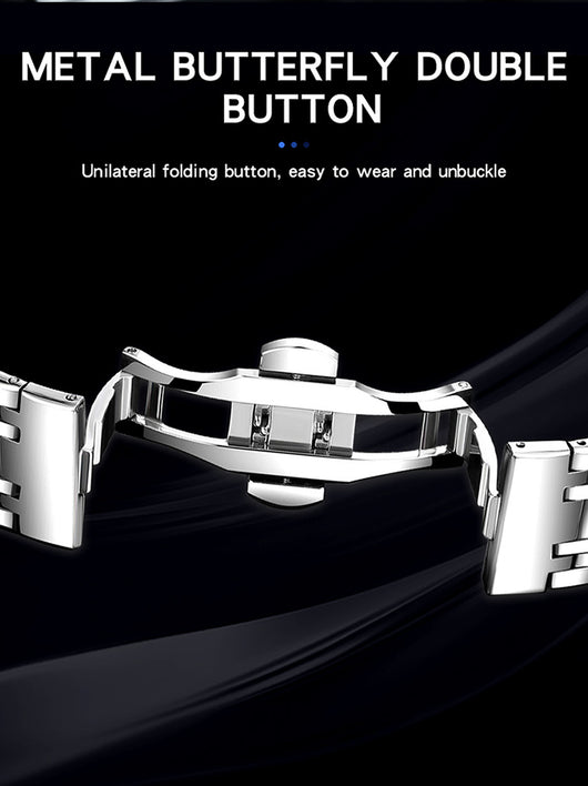 Reloj de Pulsera Hombre Acero Inoxidable Calendario Luminoso Resistente al Agua - Image 20